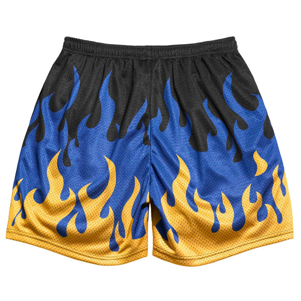 Шорты Golden State Warriors Chalk Line Black Flame