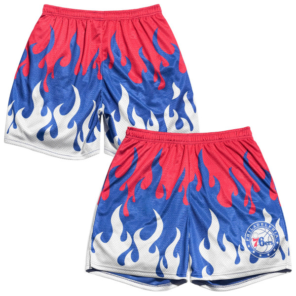 Шорты Philadelphia 76ers Chalk Line Red Flame
