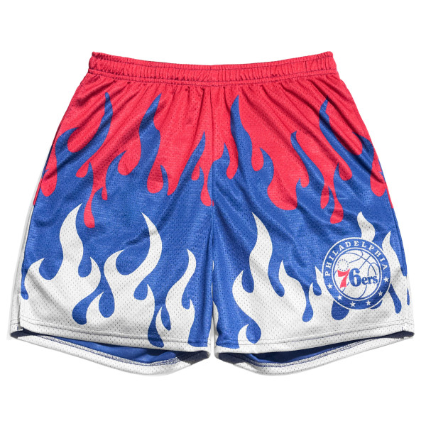 Шорты Philadelphia 76ers Chalk Line Red Flame