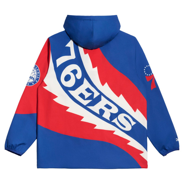 Куртка Philadelphia 76ers Chalk Line Blue Saw Blade Zip-Up