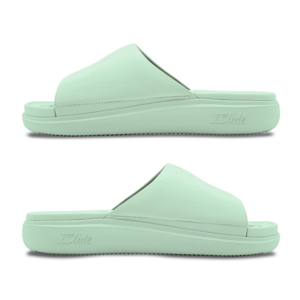Unisex Philadelphia 76ers ISlide Seafoam Bubble Letters Motive Slide Sandals