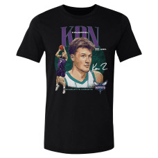 Футболка Charlotte Hornets Kon Knueppel 500 Level Black Dual