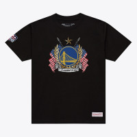 Футболка Golden State Warriors Mitchell & Ness Black Allegiance