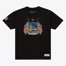 Футболка Golden State Warriors Mitchell & Ness Black Allegiance