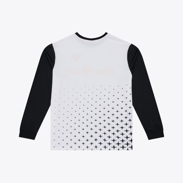 Джерси New York Knicks Mitchell & Ness White Long Sleeve Polo