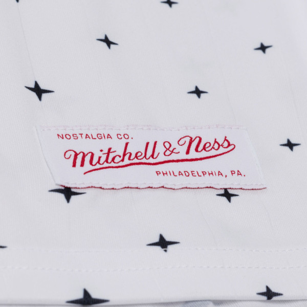 Джерси Philadelphia 76ers Mitchell & Ness White Long Sleeve Polo