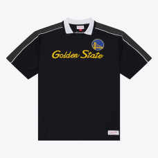 Джерси Golden State Warriors Mitchell & Ness Black Polo