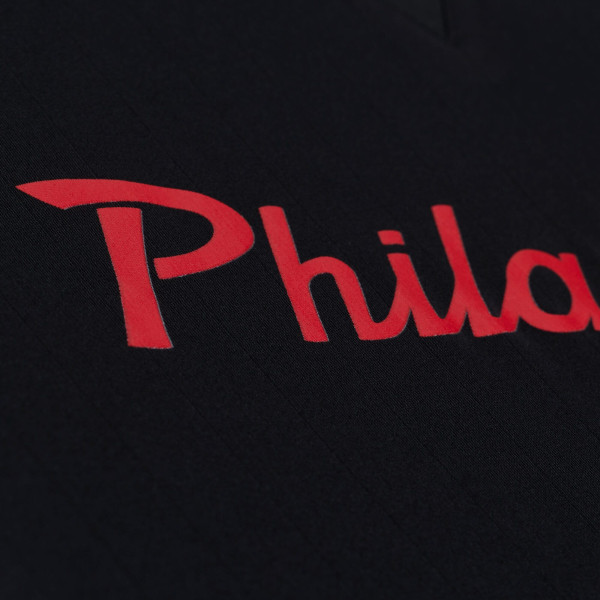 Джерси Philadelphia 76ers Mitchell & Ness Black Polo