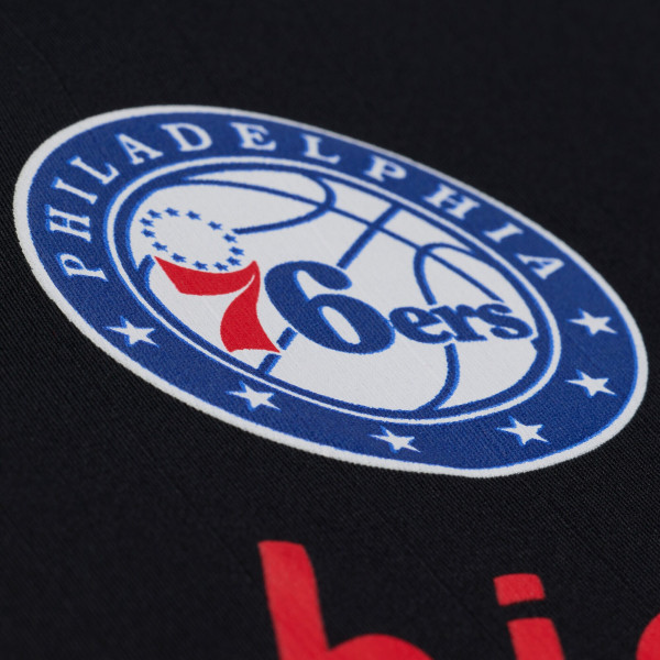 Джерси Philadelphia 76ers Mitchell & Ness Black Polo