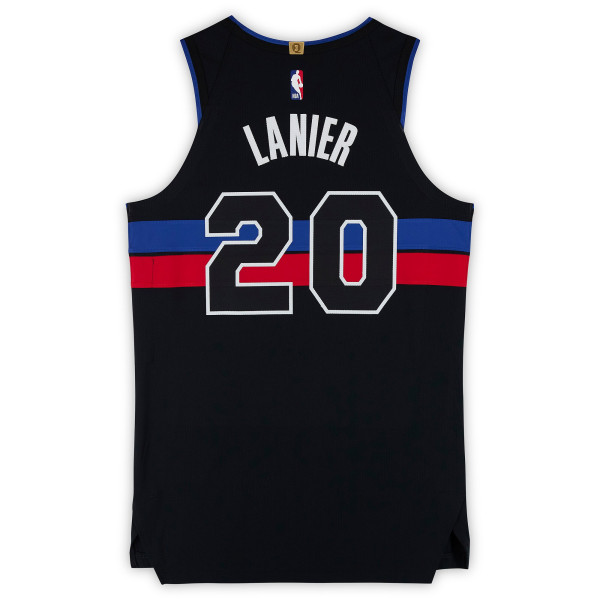 Chaz Lanier Detroit Pistons Fanatics Authentic Player-Issued #20 Black Jordan Brand Jersey from the 2025-26 NBA Season - Size 48+4