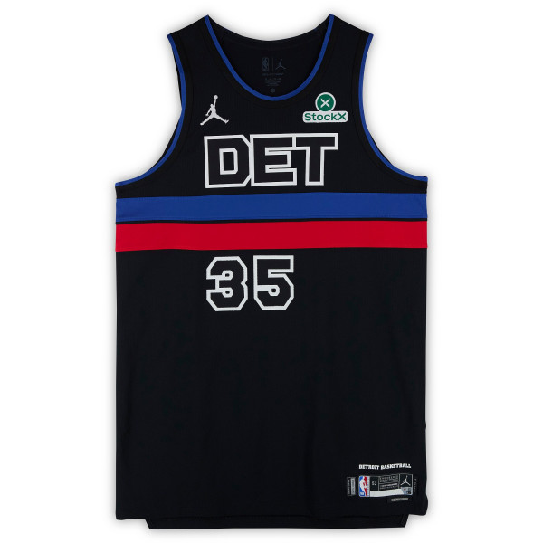 Tolu Smith Detroit Pistons Fanatics Authentic Player-Issued #35 Black Jordan Brand Jersey from the 2025-26 NBA Season - Size 52+6