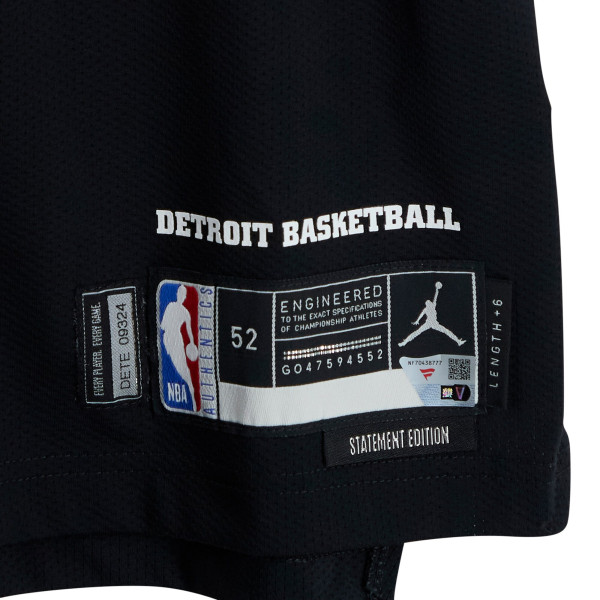 Tolu Smith Detroit Pistons Fanatics Authentic Player-Issued #35 Black Jordan Brand Jersey from the 2025-26 NBA Season - Size 52+6
