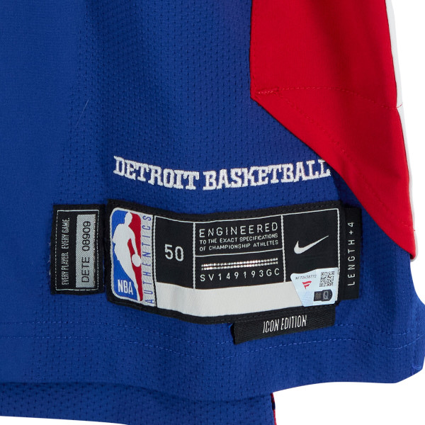 Bobi Klintman Detroit Pistons Fanatics Authentic Player-Issued #34 Blue Nike Jersey from the 2025-26 NBA Season - Size 50+4