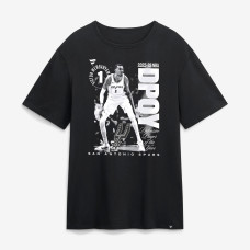 Футболка San Antonio Spurs Victor Wembanyama Black 2025-26 NBA Defensive of the Year Legacy
