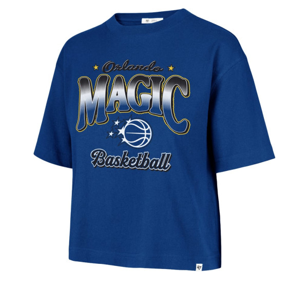 Женская футболка Orlando Magic 47 Blue Vibe Check Reed City