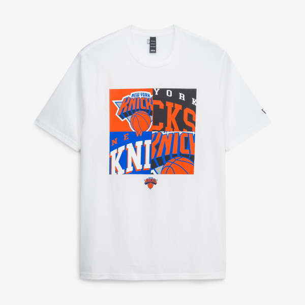 Футболка New York Knicks New Era White Block Logo