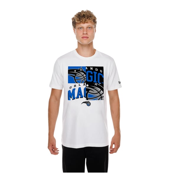 Футболка Orlando Magic New Era White Block Logo