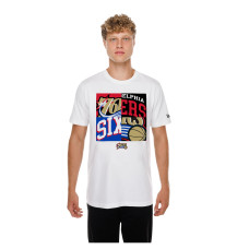 Футболка Philadelphia 76ers New Era White Block Logo