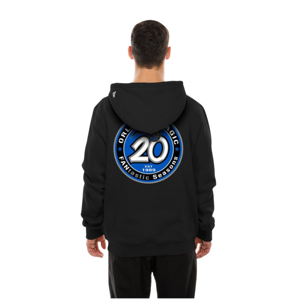 Толстовка Orlando Magic New Era Black Front Back Logo