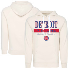 Unisex Detroit Pistons Sportiqe Cream Olsen Hoodie