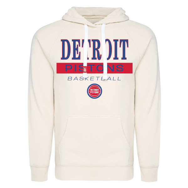 Unisex Detroit Pistons Sportiqe Cream Olsen Hoodie
