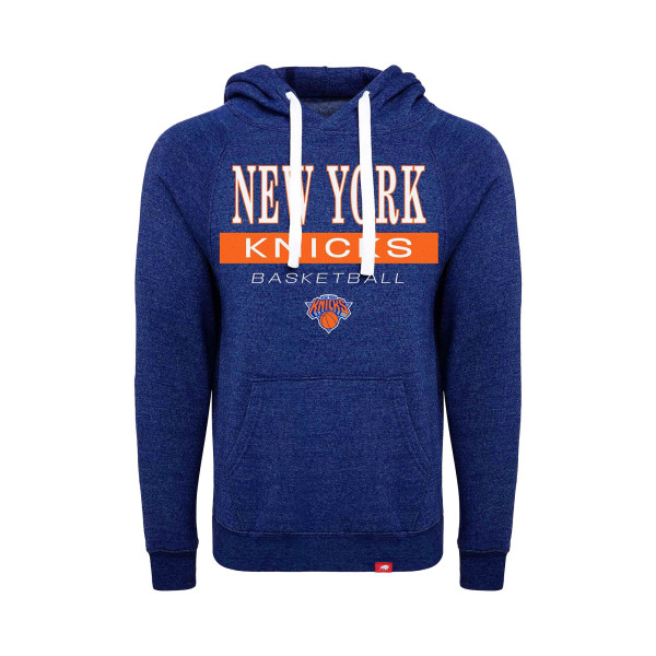 Толстовка Unisex New York Knicks Sportiqe Navy Olsen Tri-Blend Raglan