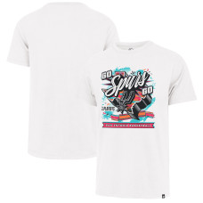 Футболка San Antonio Spurs 47 White 2026 NBA Playoffs Round Two Franklin