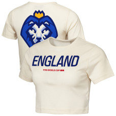 Женская Футболка England Outerstuff FIFA World Cup 2026 Elote Squad Cropped - Natural