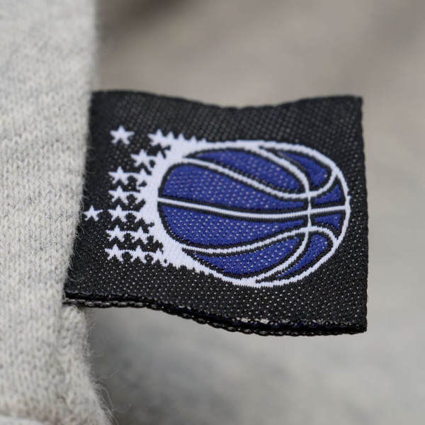 Женская свитшот Orlando Magic Mitchell & Ness Heather Gray 3.0 Logo Lightweight