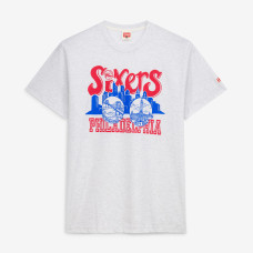 Футболка Unisex Philadelphia 76ers Homage Ash Skyline