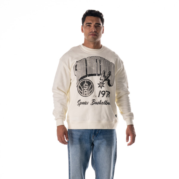 Свитшот Unisex San Antonio Spurs The Wild Collective White Fleece