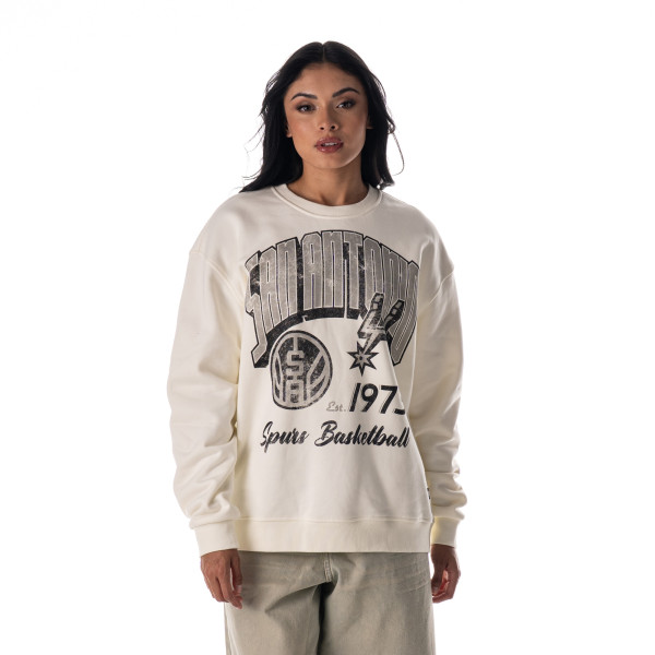 Свитшот Unisex San Antonio Spurs The Wild Collective White Fleece
