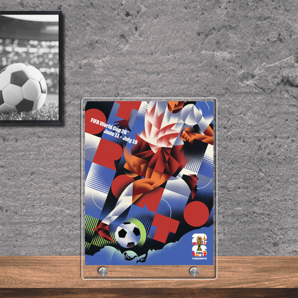 FIFA 8.5 x 11 World Cup 2026 Toronto Host City Acrylic Plaque