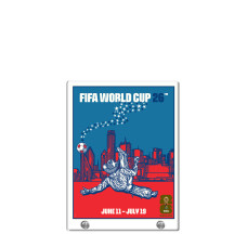 FIFA 8.5 x 11 World Cup 2026 Dallas Host City Acrylic Plaque