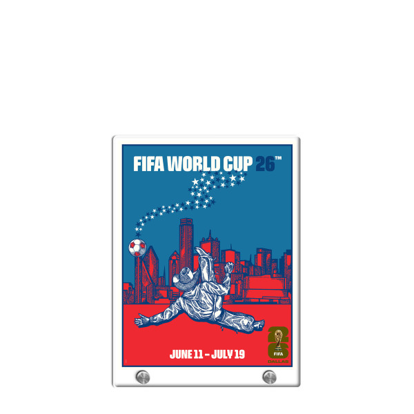 FIFA 8.5 x 11 World Cup 2026 Dallas Host City Acrylic Plaque