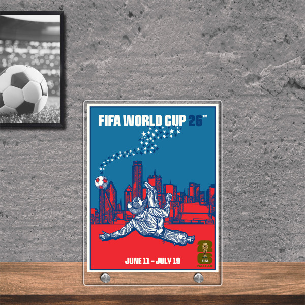 FIFA 8.5 x 11 World Cup 2026 Dallas Host City Acrylic Plaque