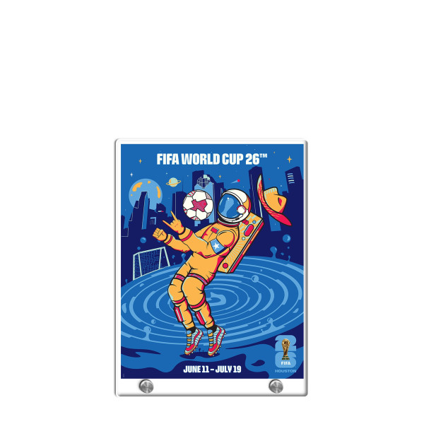 FIFA 8.5 x 11 World Cup 2026 Houston Host City Acrylic Plaque