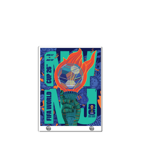 Джерси FIFA 8.5 x 11 World Cup 2026 New York/New Host City Acrylic Plaque
