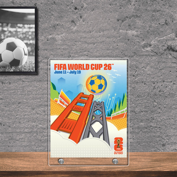 FIFA 8.5 x 11 World Cup 2026 San Francisco Host City Acrylic Plaque