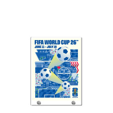 FIFA 8.5 x 11 World Cup 2026 Philadelphia Host City Acrylic Plaque
