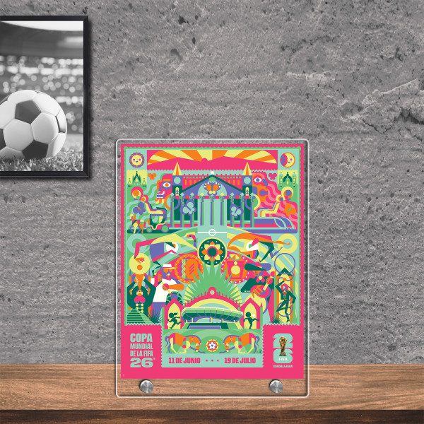 FIFA 8.5 x 11 World Cup 2026 Guadalajara Host City Acrylic Plaque