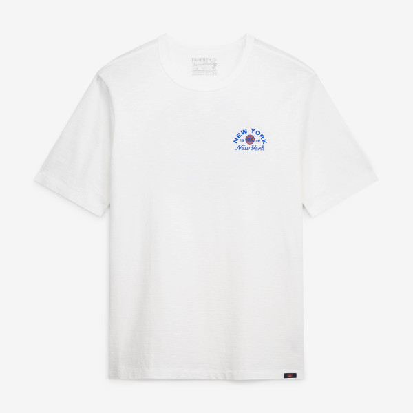 Футболка New York Knicks FAHERTY White So Nice They Named It Twice Sunwashed