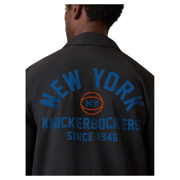 Куртка New York Knicks FAHERTY Black Coaches Full-Snap
