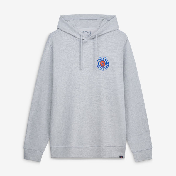 Толстовка New York Knicks FAHERTY Heather Gray Sunwashed Slub Lightweight