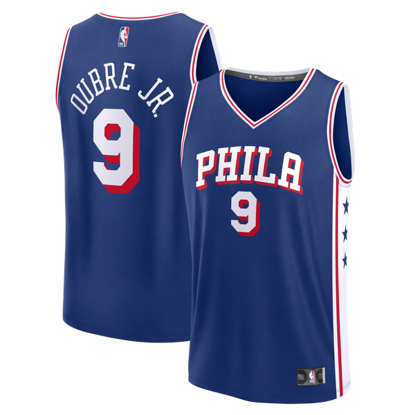 Джерси Philadelphia 76ers Kelly Oubre Jr. Fanatics Blue Fast Break - Icon Edition