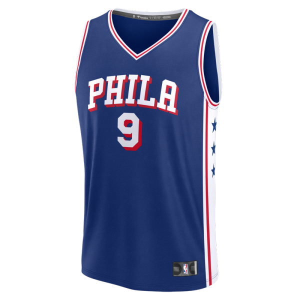 Джерси Philadelphia 76ers Kelly Oubre Jr. Fanatics Blue Fast Break - Icon Edition