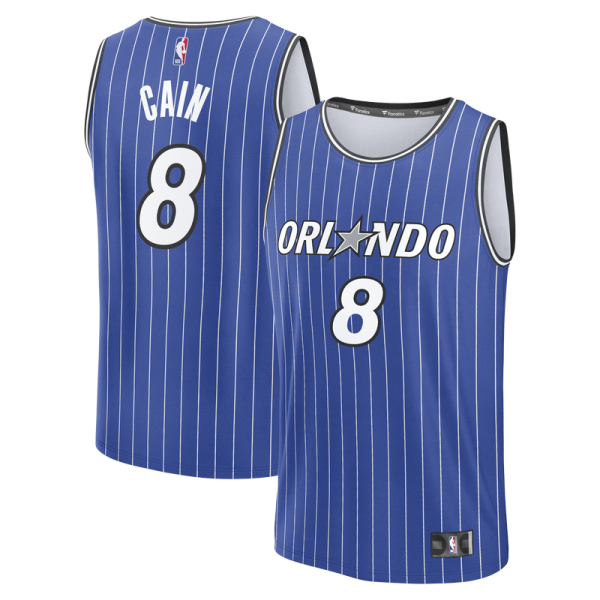 Джерси Orlando Magic Jamal Cain Fanatics Blue Fast Break - Icon Edition