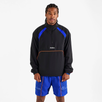 Куртка Malbon Golf x New York Knicks Black Baseline Raglan Quarter-Zip