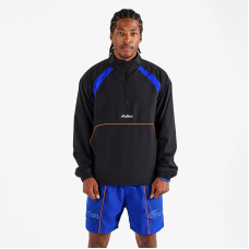 Куртка Malbon Golf x New York Knicks Black Baseline Raglan Quarter-Zip