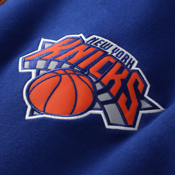 Толстовка Malbon Golf x New York Knicks Blue Borough